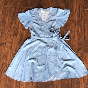 Flows Jean wrap dress